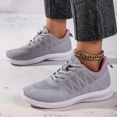Mesh Breathable Flying Woven Shoes Running Lightweight Sneakers