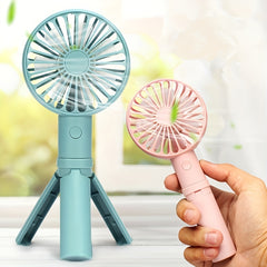Triangular Bracket Fan 3 Gears Portable USB Rechargeable Fan
