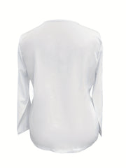  Solid Long Sleeve Button Up Round Neck Blazer