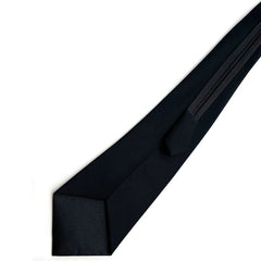 Men's Zipper Tie For Weddings and Business - Black