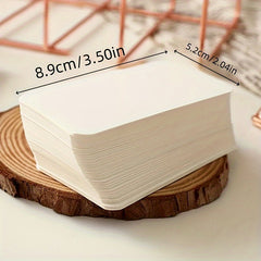 6 Boxes Blank Cards in Various Colors 100 Sheets per Box