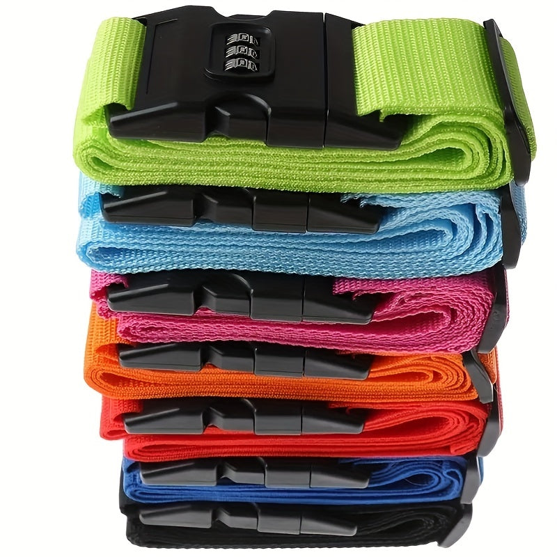 Combination Lock Luggage Belt for Travel