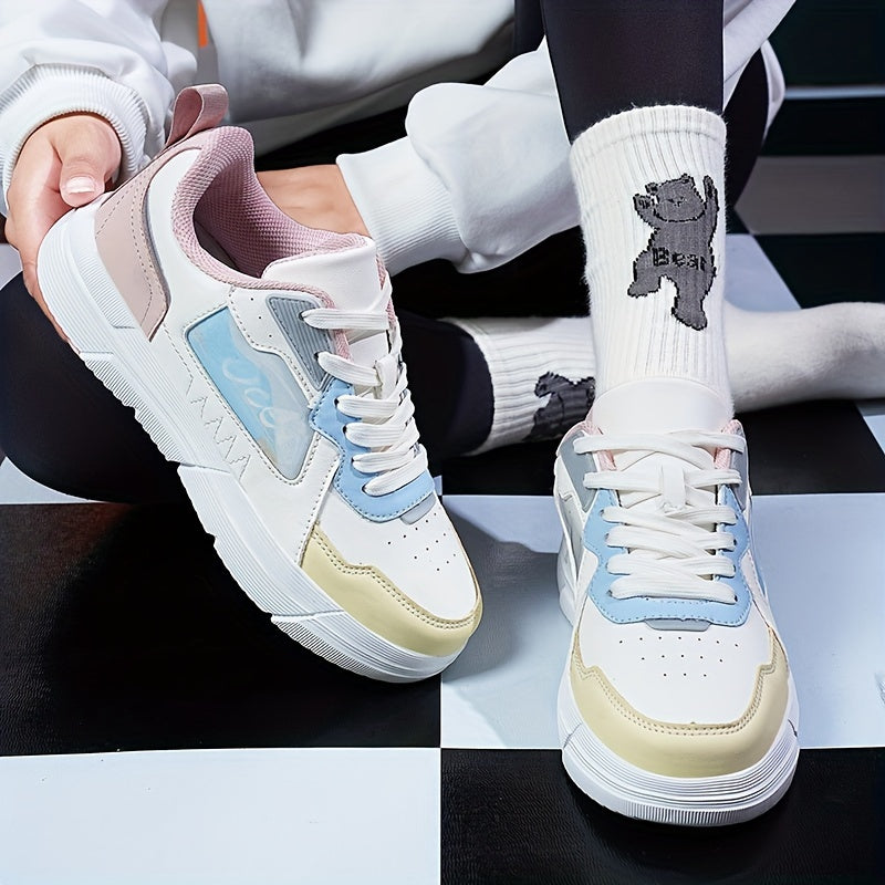 Block Skate Shoes Non Slip Flat Sneakers