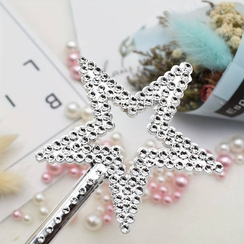 Silvery Star Wand Princess Wand Fairy Wand Plating Wand Silvery Star Wands