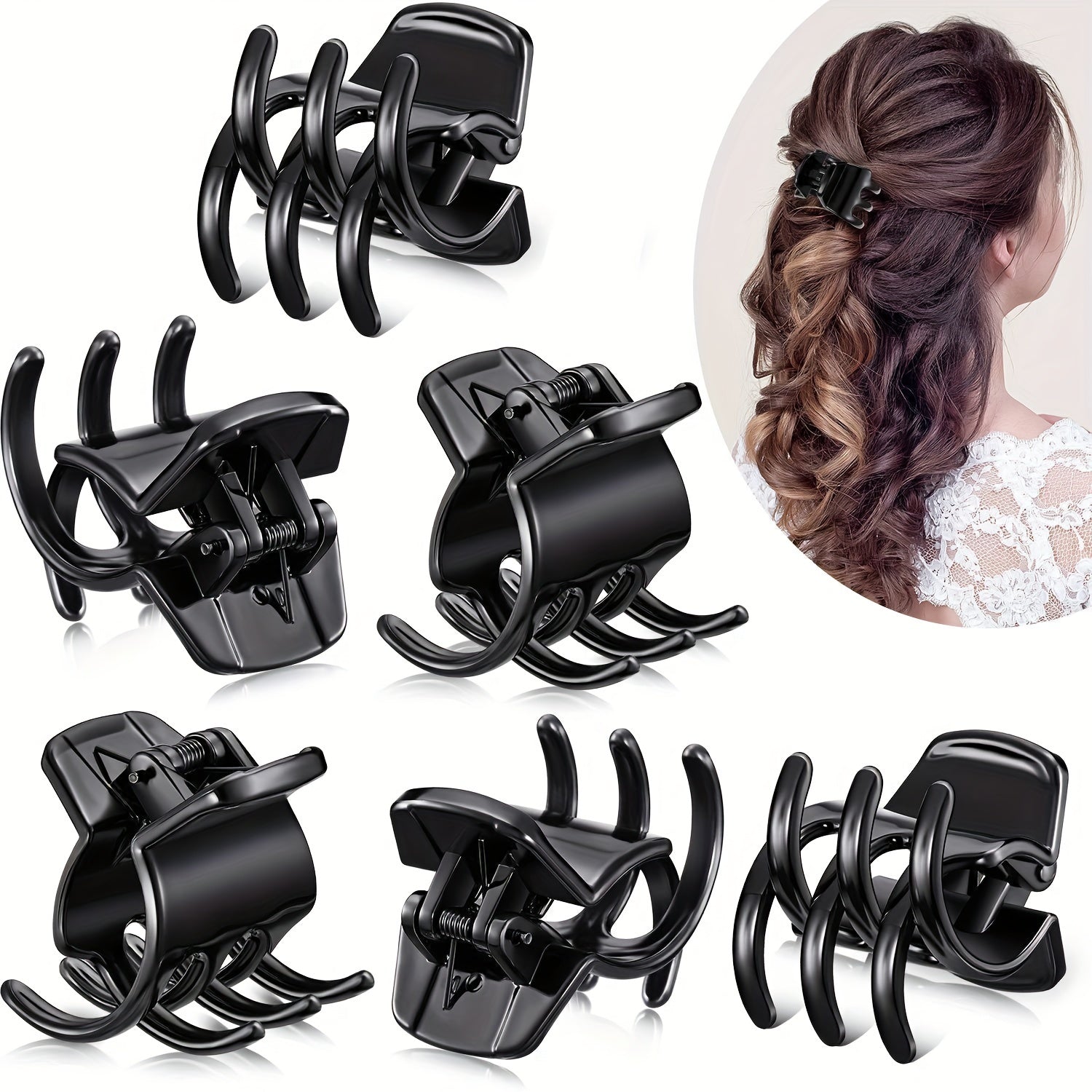 Small Hair Claw 1.3cm High Ponytail Hair Accessories