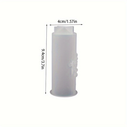Orchid Cylindrical Candle Making Silicone Mold