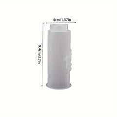 Orchid Cylindrical Candle Making Silicone Mold