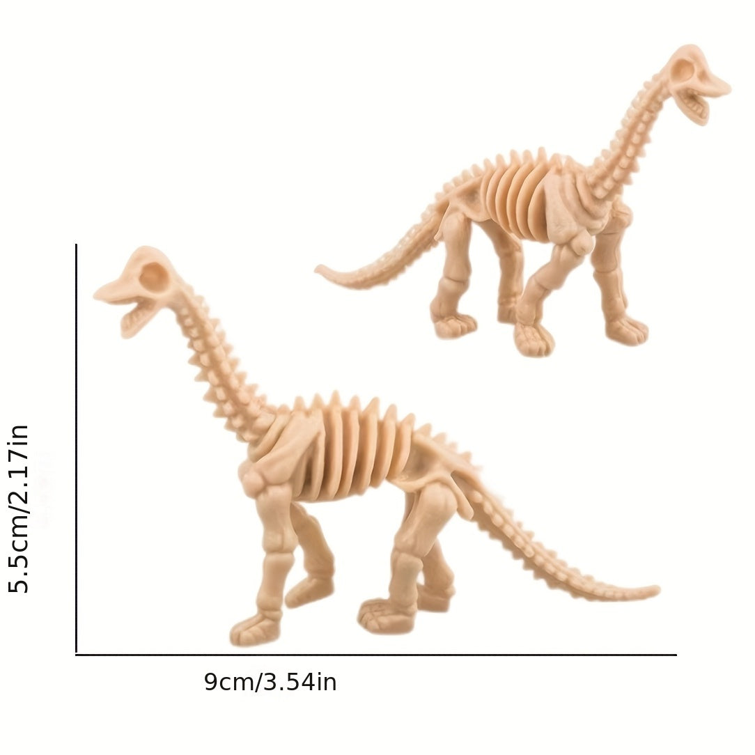 12pcs Dinosaur Skeleton Excavation Game Educational Toys
