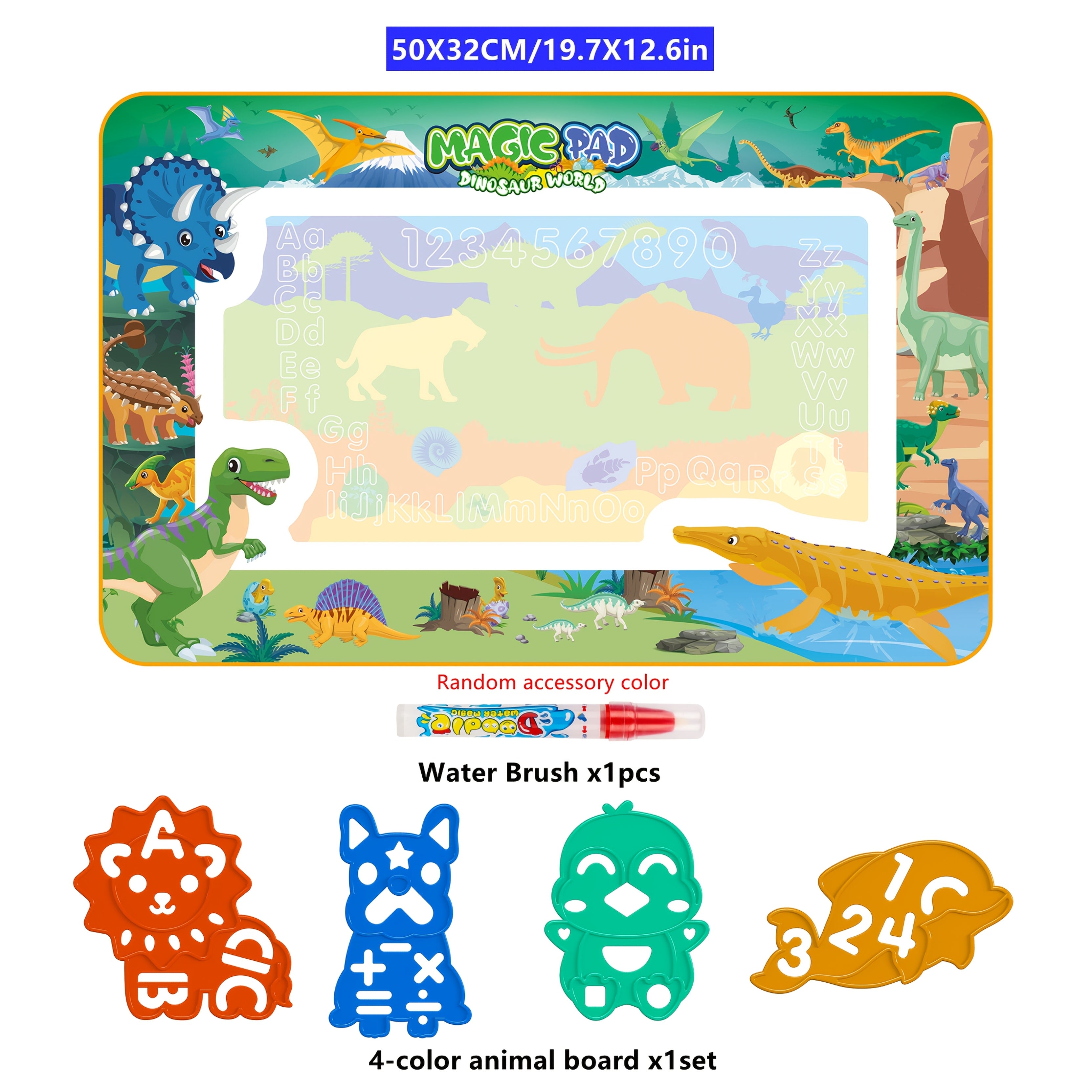 Ocean Themed Magical Painting Mat for Kids Large Water Canvas Art Activity
