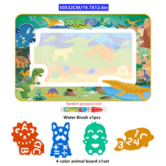 Ocean Themed Magical Painting Mat for Kids Large Water Canvas Art Activity