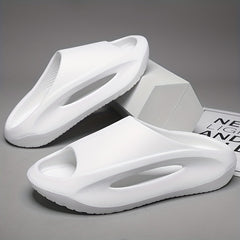 Men's Cloud Slides Casual Open Toe Slippers for Indoor Outdoor
