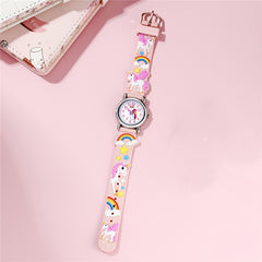 Kids Silicone Unicorn Quartz Watch