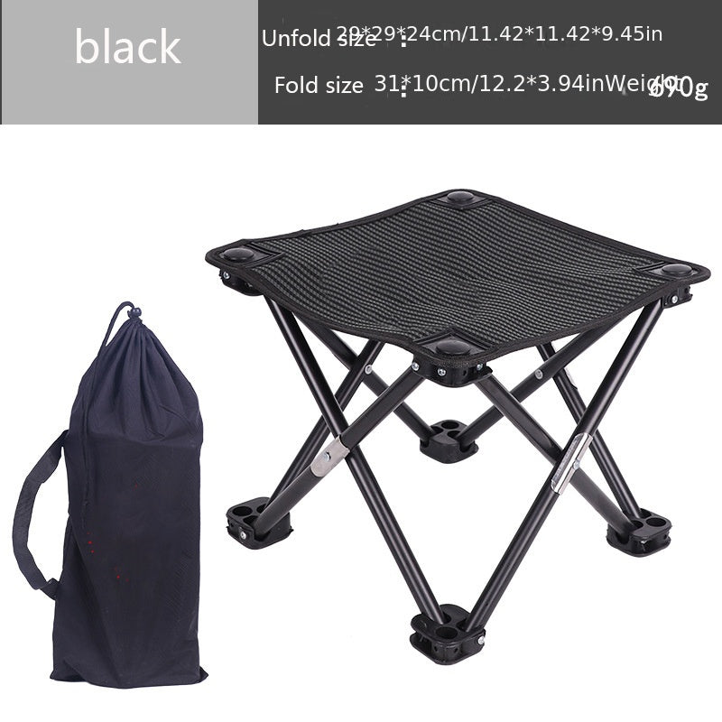 Portable Folding Stool Lightweight Chair for Outdoor Camping Fishing