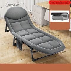 Portable Folding Bed with Quilt for Office Nap Camping