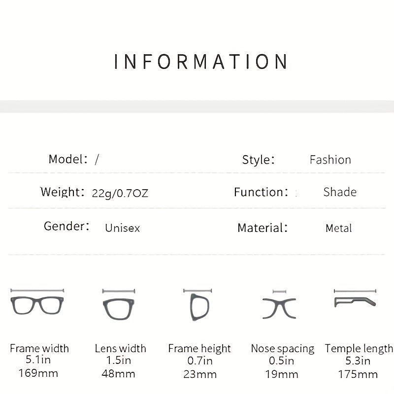Polygon Clear Lens Anti Eyestrain Reading Glasses for Men Women 1.00-4.00D