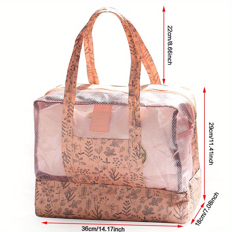 Waterproof Beach Bag Dry Wet Tote for Swimming & Traveling