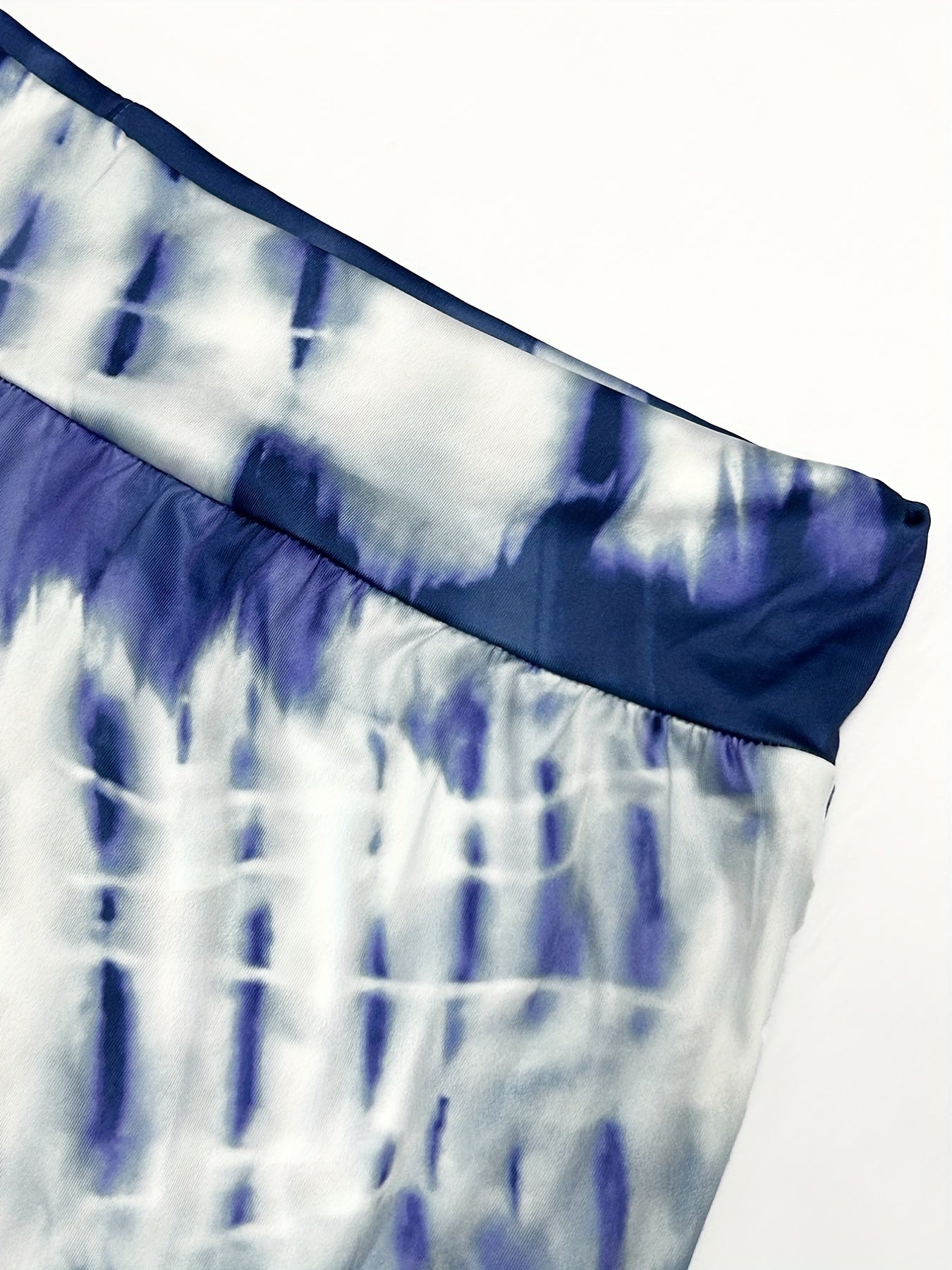  Tie Dye High Rise Flare Leg Pants
