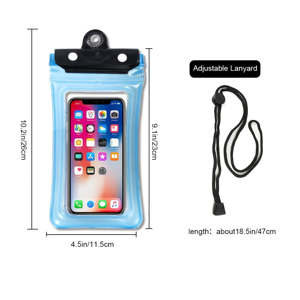 2 Waterproof Phone Cases for Swimming and Diving Touch Screen Compatible