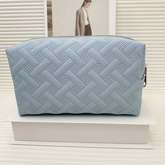 Women's Minimalist Makeup Pouch Zipper Portable Cosmetic Bag