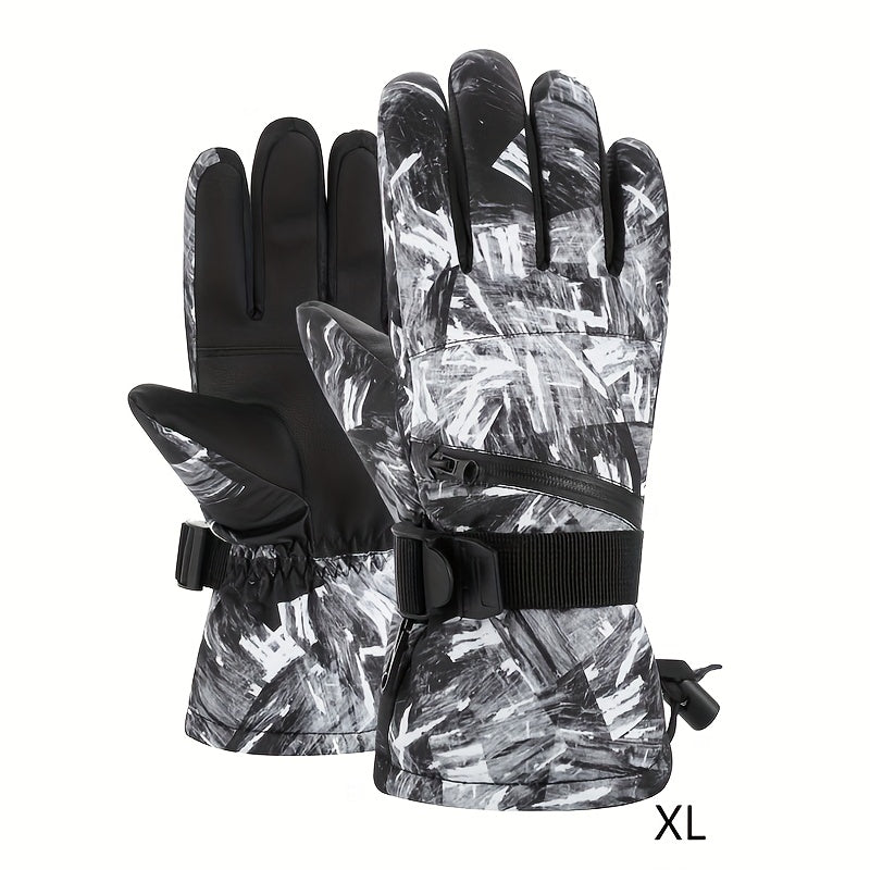 Men's Winter Ski Gloves Waterproof Cycling Gloves