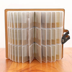RFID Credit Card Holder 96 Card Slots Large Capacity PU Leather Card Holder