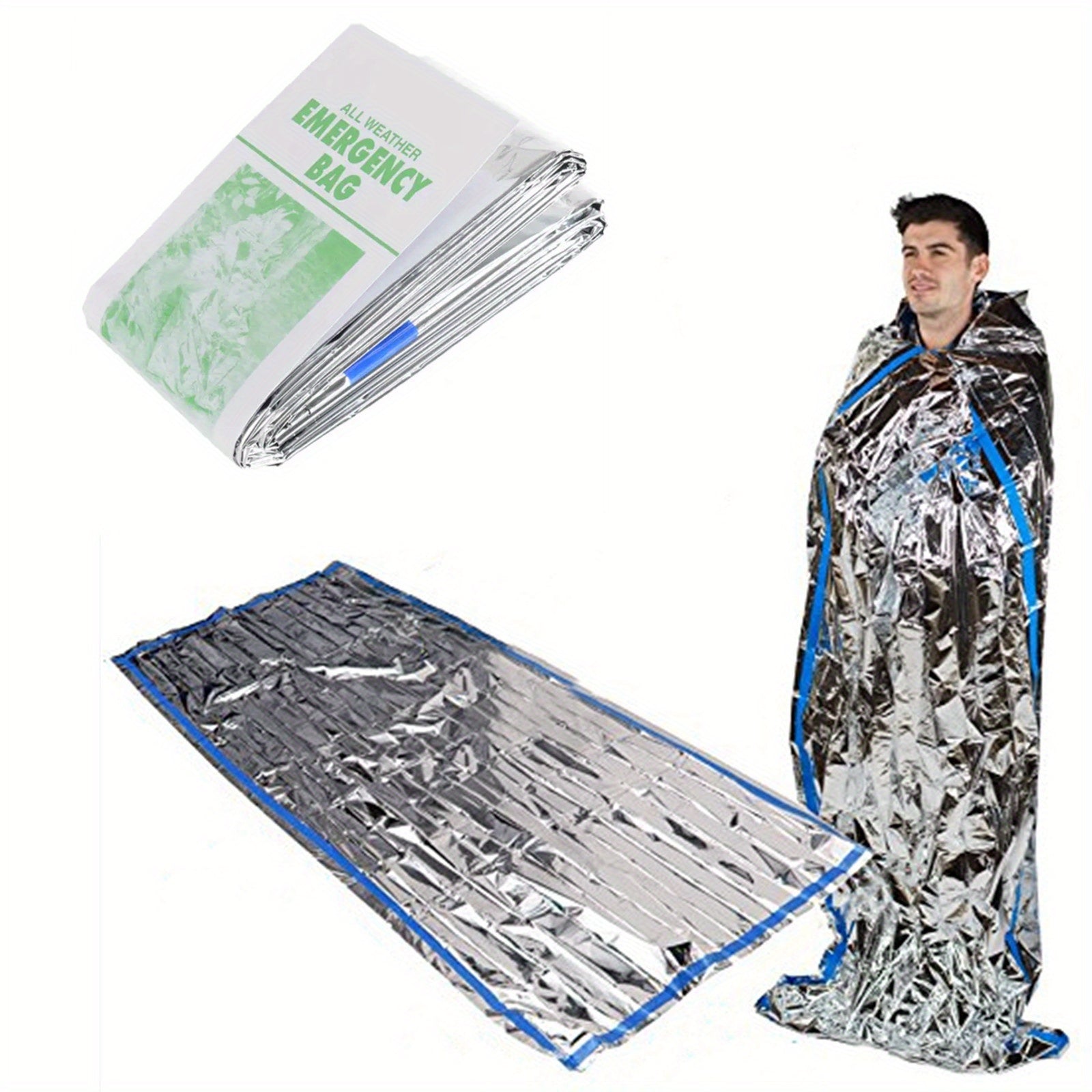 Waterproof Emergency Sleeping Bag Lightweight Survival Thermal Bivy Sack