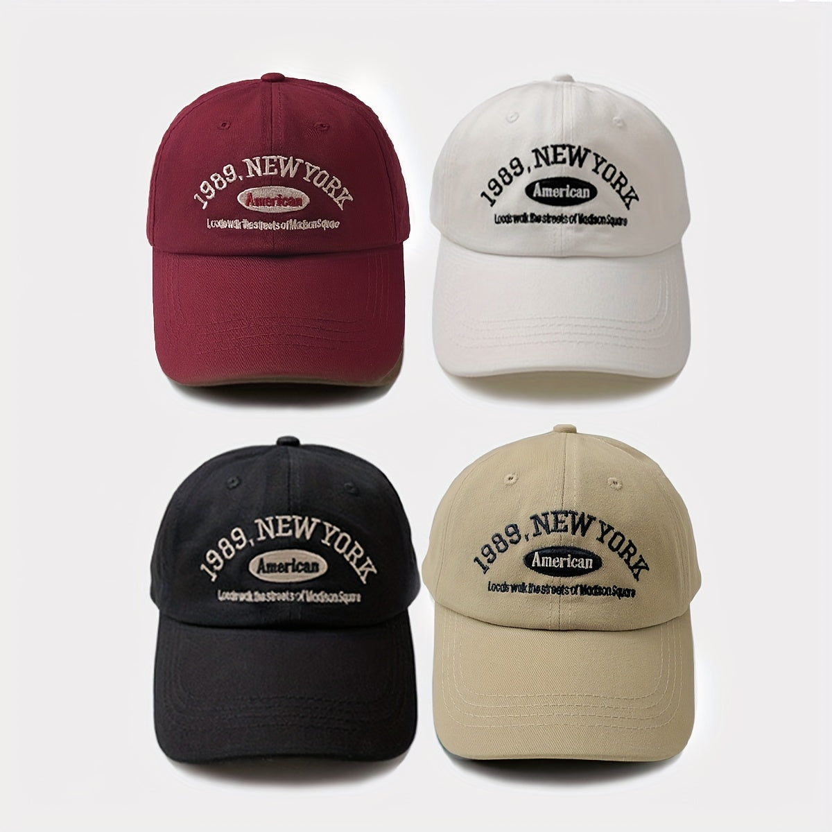 1989 York Baseball Cap | Sunshade Breathable Adjustable Hat