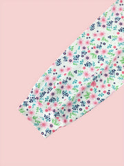 Girls 4pcs Pajama Set Graphic Tee Tops & Pants