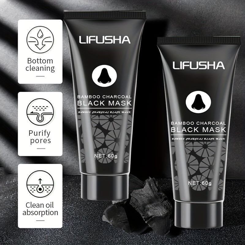 2pcs Bamboo Charcoal Peel Off Mask