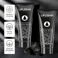 2pcs Bamboo Charcoal Peel Off Mask