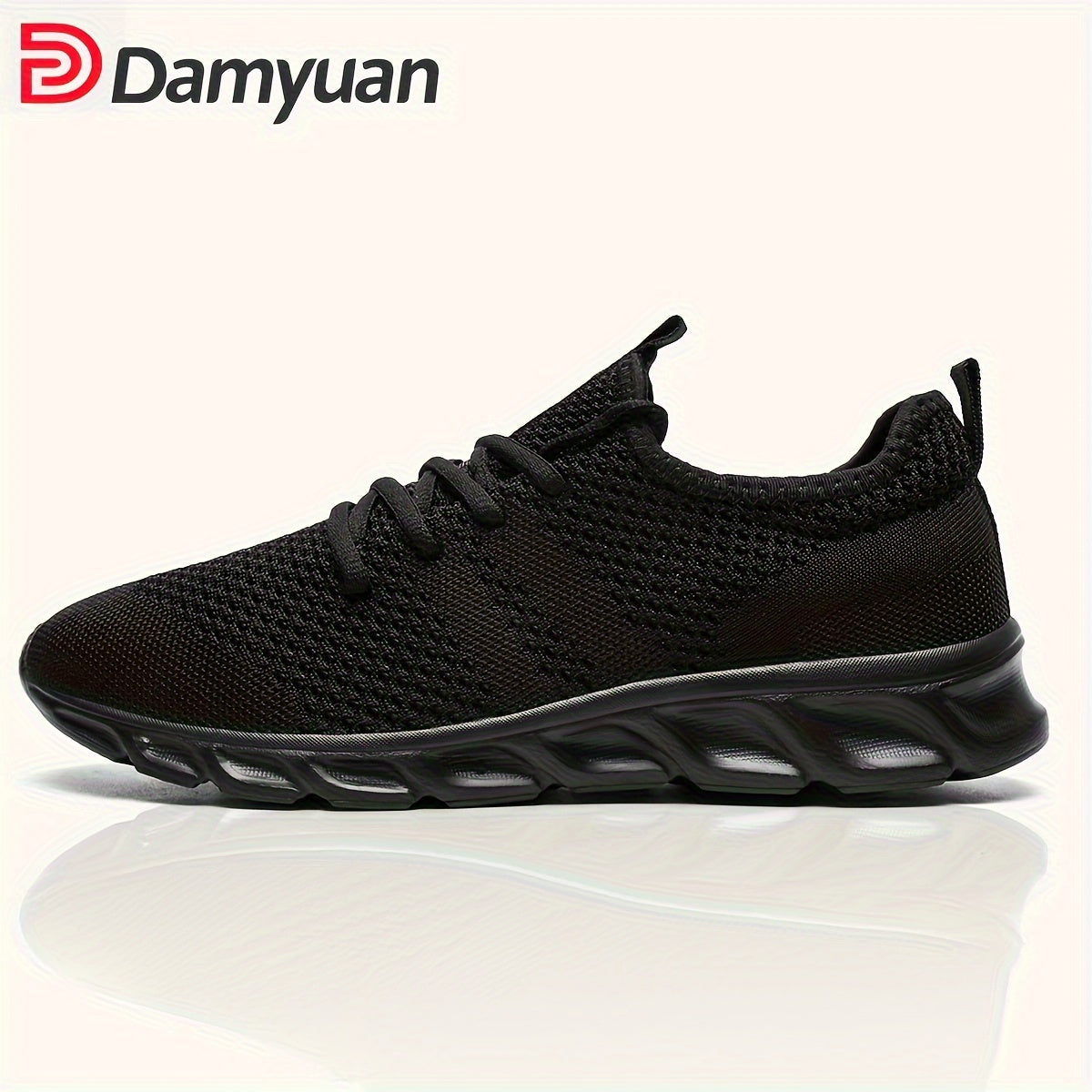 Breathable Lace Up Running Sneakers Comfort Sports Shoes