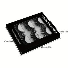 Thick 3D Crisscross False Eyelashes Long Mink Lashes For Women