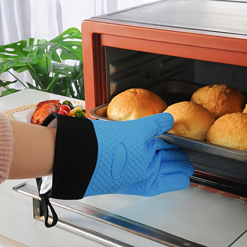 Heat Resistant Grilling Gloves with Non Slip Protection