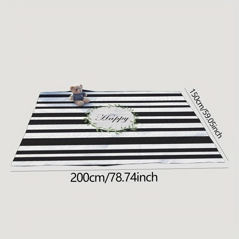 Waterproof Picnic Mat for Hiking Parks Grasslands - Striped