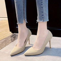 Women's Pointed Toe High Heels Stiletto Court Pumps