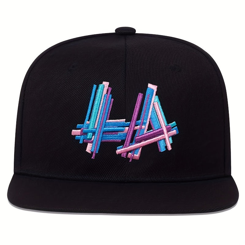 Unisex Breathable Baseball Cap with Alphabet Embroidery
