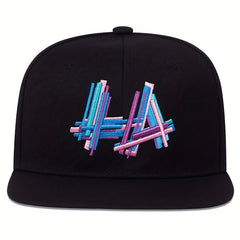 Unisex Breathable Baseball Cap with Alphabet Embroidery