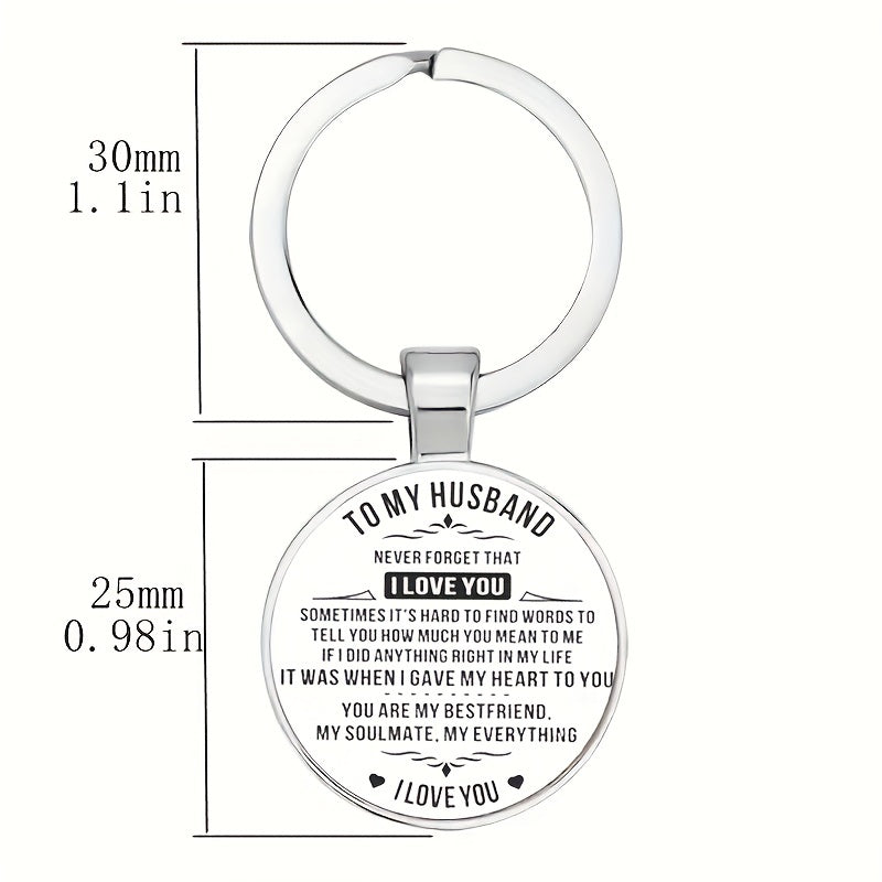 Men's Vintage Love Letter Keychain