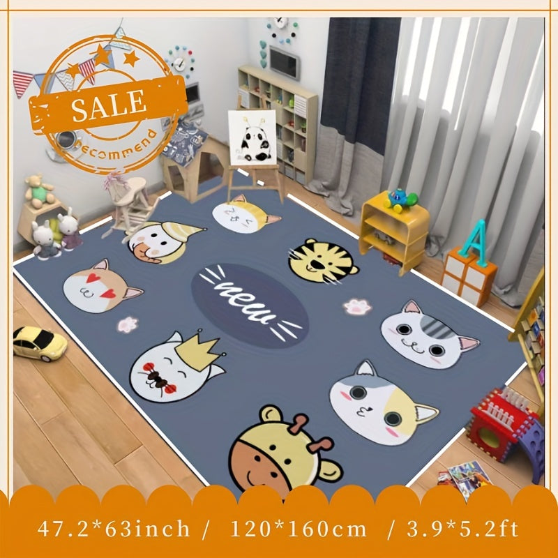 Children's Room Baby Crawling Mat Letter Animal Chess Map Carpet