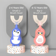 1pc Cartoon U-shaped Soft Toothbrush