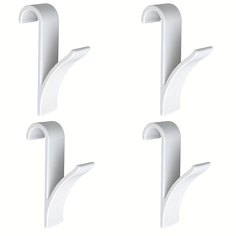 4pcs Storage Rack Clip for Kitchen Bathroom Clothes Towel