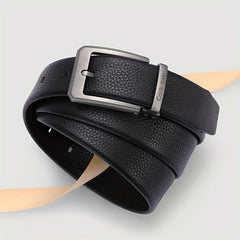 Men's Leather Belt Insert Buckle Casual Business Cowhide Belt