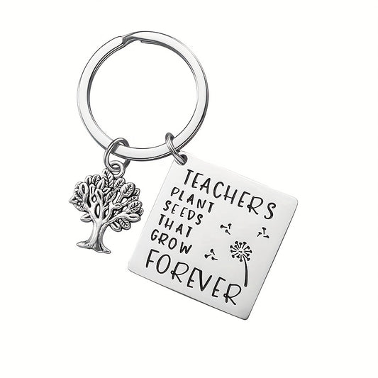 Stainless Steel Teacher's Gift Keychain Graduation For Teachers
