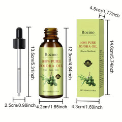 100ml Natural Jojoba Hair Care Oil for Moisturizing and Repairing Dry Hair