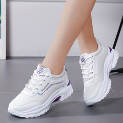 Women's Platform Sports Shoes - Breathable Running & Tennis Sneakers