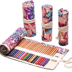36 Slot Colored Pencil Wrap Organizer Holder