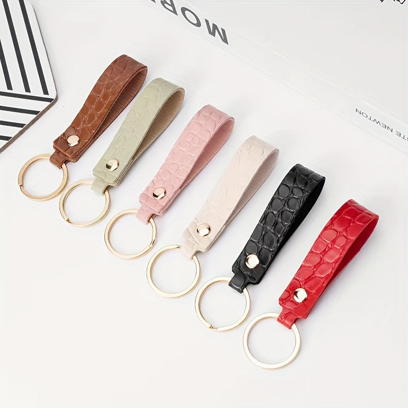 PU Leather Key Chain Car Pendant For Men and Women