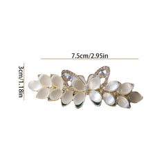 Rhinestone Butterfly Hair Clip Flower Barrette Daily Party Hair Accessories