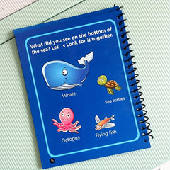 Seaworld Water Book with Pen - Magic Drawing Book