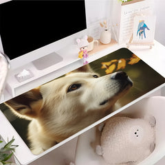 Dog Large Office Mouse Pad Soft Pad College Washable